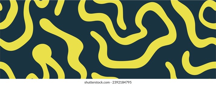 Backdrop. Hand drawn abstract. A new texture for your design. Multicolour. Abstract trippy background with wavy pattern. Seamless.