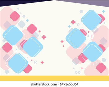 Backdrop for nursing jobs and background design concept