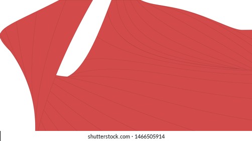 Backdrop red and white perspective cloth background