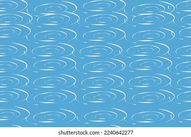 Backdrop with streaks on blue lake water. Website banner concept. Geometric background. 