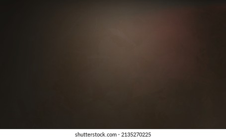 Backdrop studio room dark brown on cement texture wall background,Vector backdrop loft style suitable for portrait products in warm tones of brown and pink floor concrete surface with light and shadow