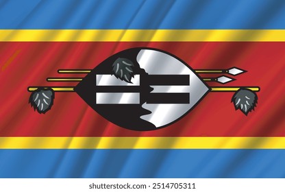 a backdrop of wavy flags from around the world