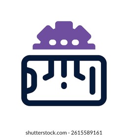 backend dual tone icon. Sleek and modern vector icon for websites, mobile apps, marketing materials, and corporate design. Fully scalable and ready to use.