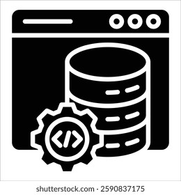 Backend Icon Element For Design