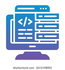 Backend Icon Element For Design