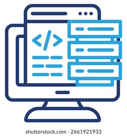 Backend Icon Element For Design