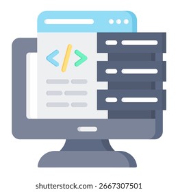 Backend Icon Element For Design