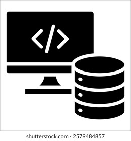 Backend Logic Icon Element For Design