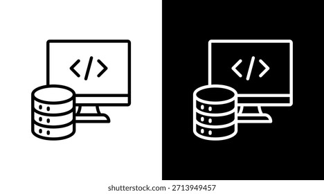 Backend Logicp mit Symbolsatz-Design