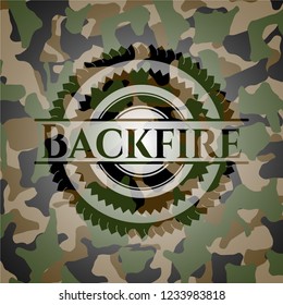 Backfire camouflage emblem