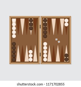 
Backgammon Board Vector svg