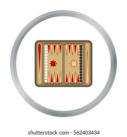 Backgammon icon in pattern