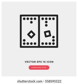 Backgammon vector icon