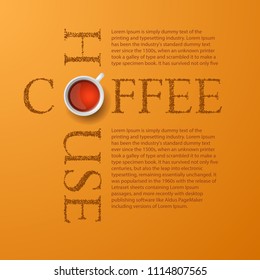 backgorund of coffee house
