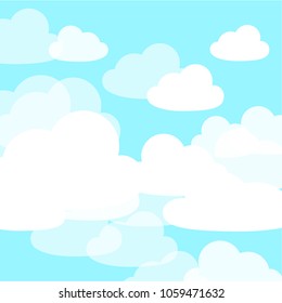 backgound of clound and blue sky 