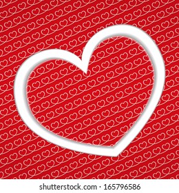 Backgound with hearts, vector eps10 illustration