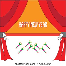 backgound new year wishes 2020
