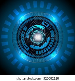 backgroud blue abstract  technology