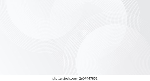 Backgroud white glowing geometric lines on gray background. Modern shiny blue abstract modern design