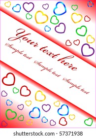 backgroug with hearts