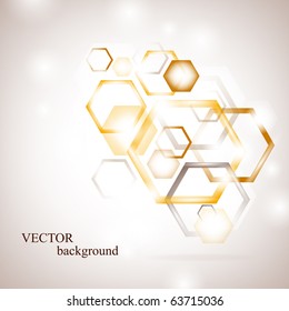 backgroun with geometric shapes and copyspace