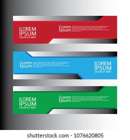 backgroun modern web banner