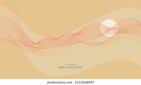 BACKGROUND 150 WITH VECTOR ILLUSTRATION OF ABSTRACT NATURE ARTWORK 