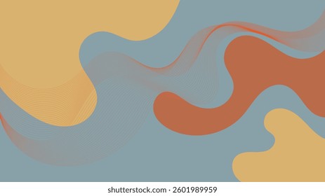 BACKGROUND 19 HORIZONTAL SHAPE WITH ABSTRACT CONTRAST COLOR THEMES AND WIREFRAME ILLUSTRATION