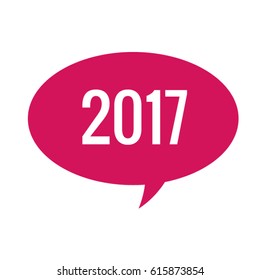  background 2017 greeting card  Vector EPS 10