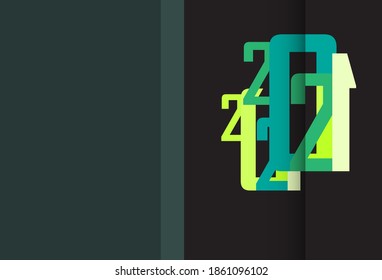 Background 2021, calendar 2021 to commemorate the new year
