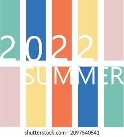 background 2022 summer for your website design colorize fun and fresh