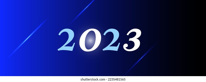 Background 2023 new year vector illustration design vector