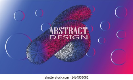background with a 3d abstract concept with bright color gradients