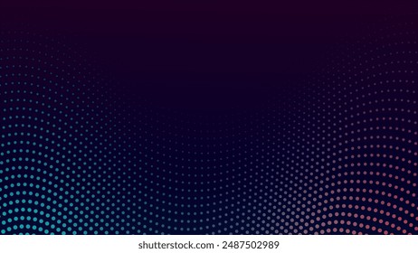 Hintergrund 3D Abstrakt modern,
Lebendige Punkte platzen auf dunklem Hintergrund