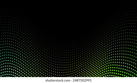 Background 3D Abstract Modern,
Vibrant Dots Burst on dark Background