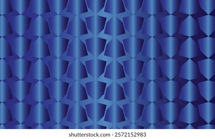 Background 3D Abstract pattern, blue cube pattern