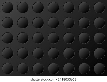Background with 3D patterns in the shape of a circle.