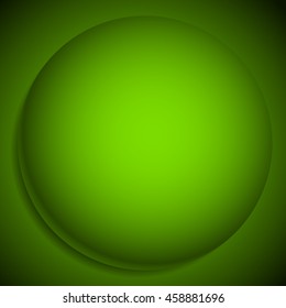 Background with 3d sphere. Abstract vector illustration of a 3d sphere, orb