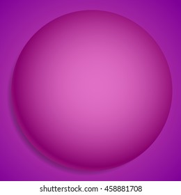 Background with 3d sphere. Abstract vector illustration of a 3d sphere, orb
