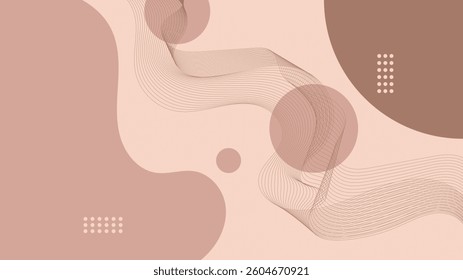 BACKGROUND 48 WITH EARTHY TONES AND ABSTRACT COLORFUL DESIGN FOR BRANDING