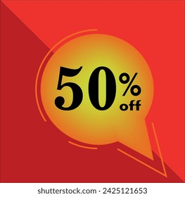 Fondo 50% descuento, 50% descuento, banner 50% descuento, 50% de descuento