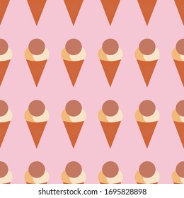 Background Abstrac  Pattern Ice Cream . Fondo abstracto helado