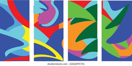 background abstrack dinamis full color