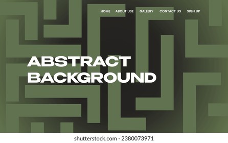 Background abstrack effect color green and black shadow 
rectangle for presentation, website, template, banner, card, etc..