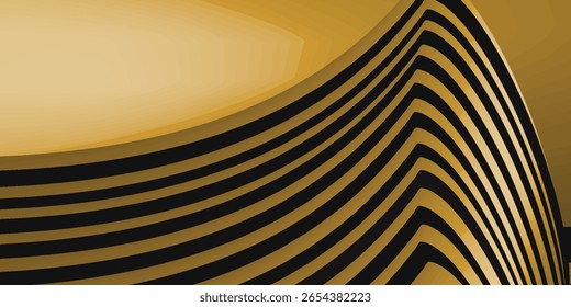 Background abstrack gold black and wiht