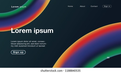 Background abstract all dark color Curve for Homepage. Vector Illustration EPS10.