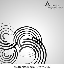 Background abstract arrows spiral