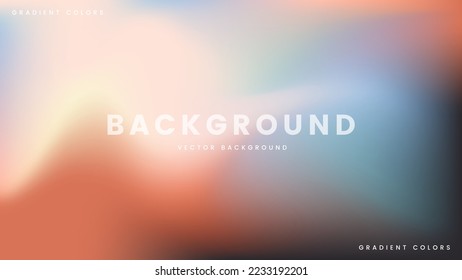 Background Abstract Aurora Gradient Orange Blue Pastel Color wallpaper backdrop vibrant