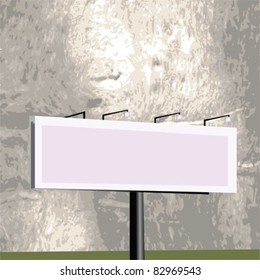 Background Abstract with Billboard