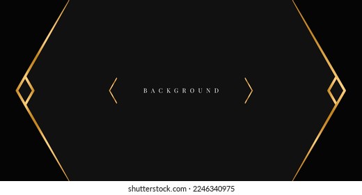 Background abstract with black and gold colors